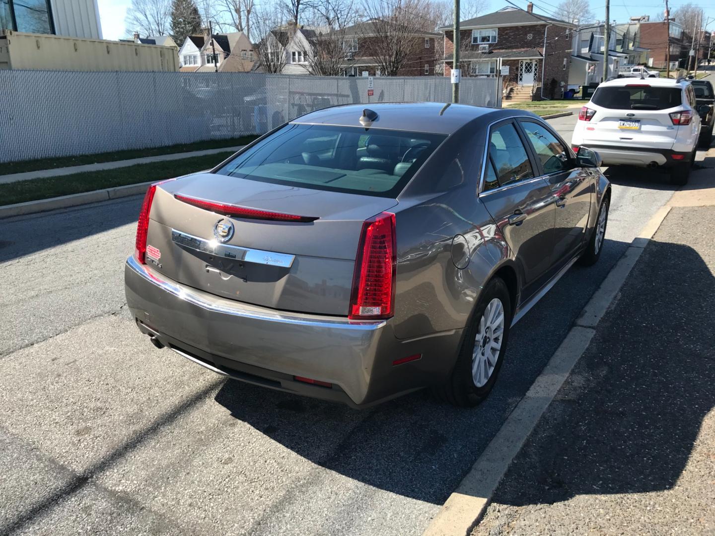 2012 Gray /Tan Cadillac CTS (1G6DC5E54C0) with an 3.0 V6 engine, Automatic transmission, located at 577 Chester Pike, Prospect Park, PA, 19076, (610) 237-1015, 39.886154, -75.302338 - Photo#4